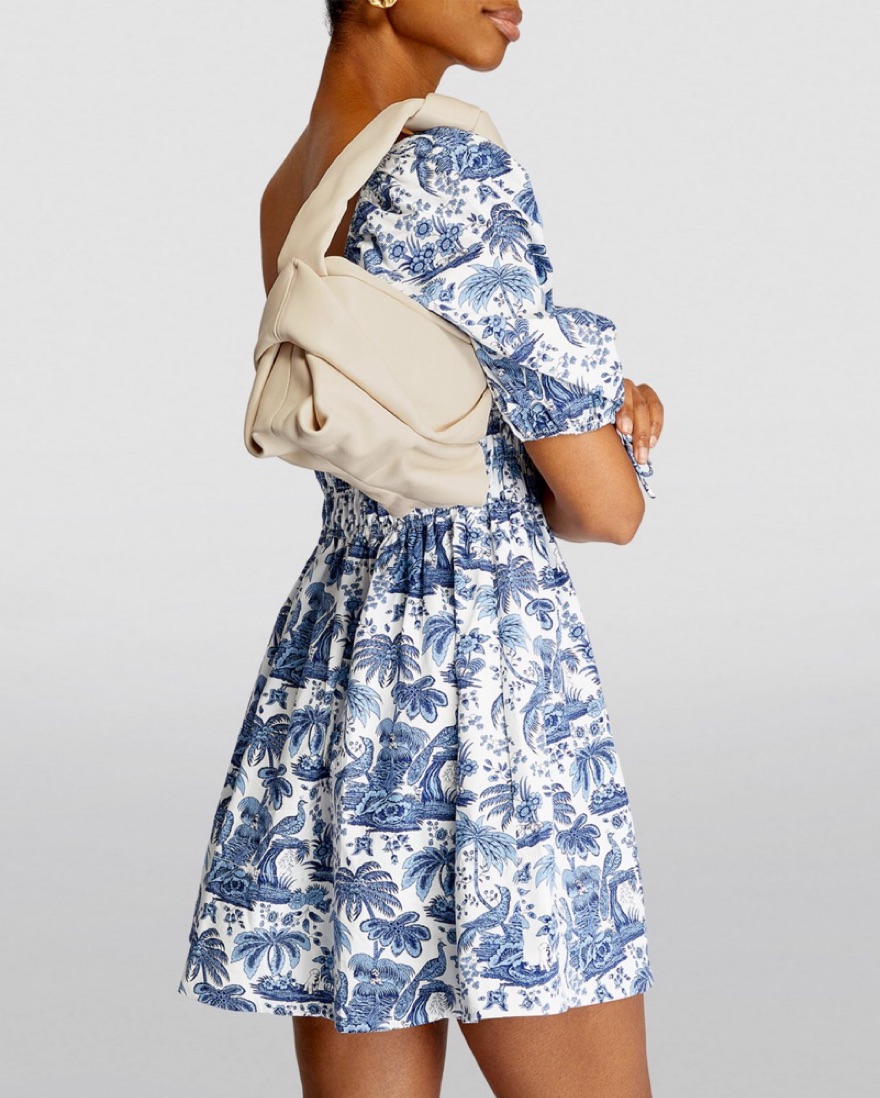 Staud Leather Kiss Bag - Cream - Image 4