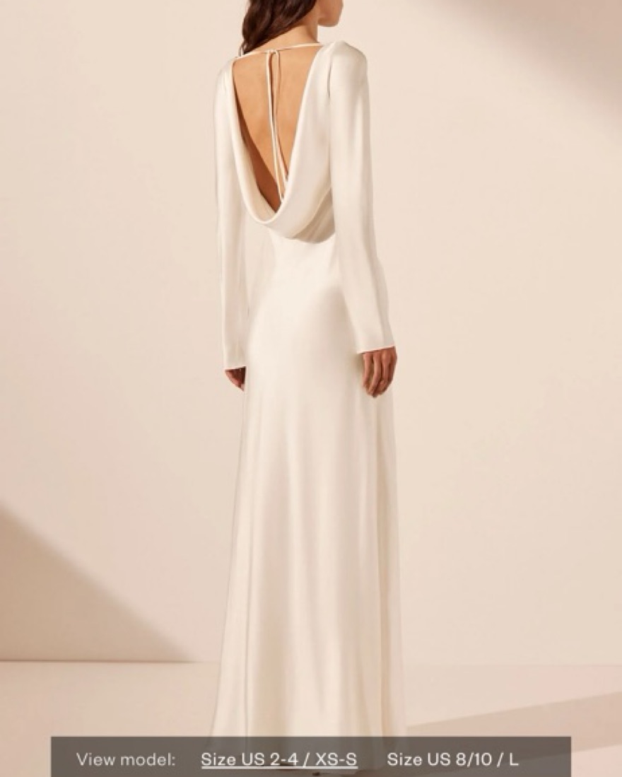 chinese dress ladies La Lune Cumulus Silk Backless Lace Split Maxi Dress | Ivory | Dresses main image 1