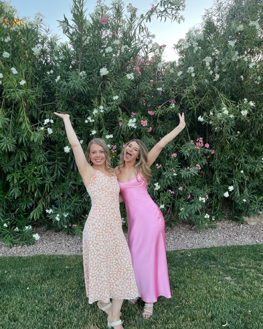 Zara Pink Satin Dress - Image 4