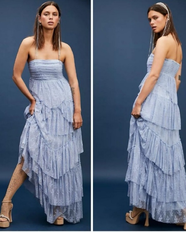 free people blue strapless dress Free People Free-Est Essentially The Best Cotton-Linen Mini Dress  White  Chocolate Couture