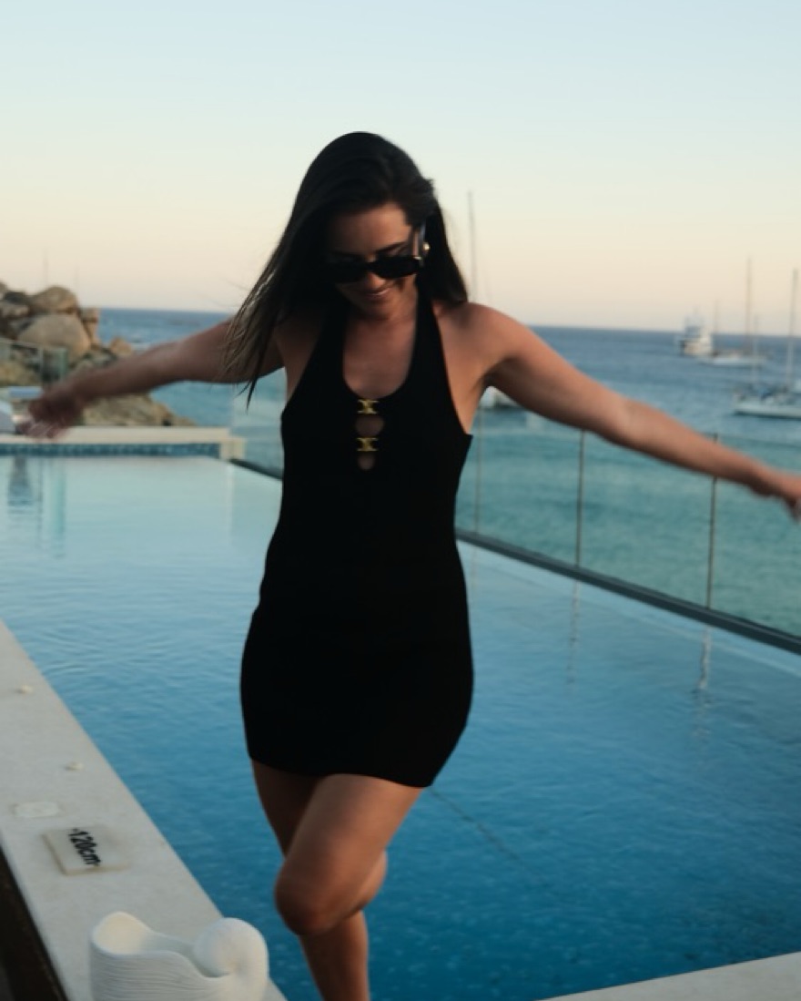 Celine Halterneck Mini Dress - Image 5