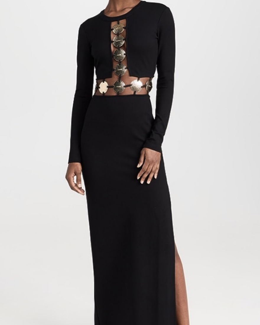 chinese dress ladies Staud Ilana Dress Black