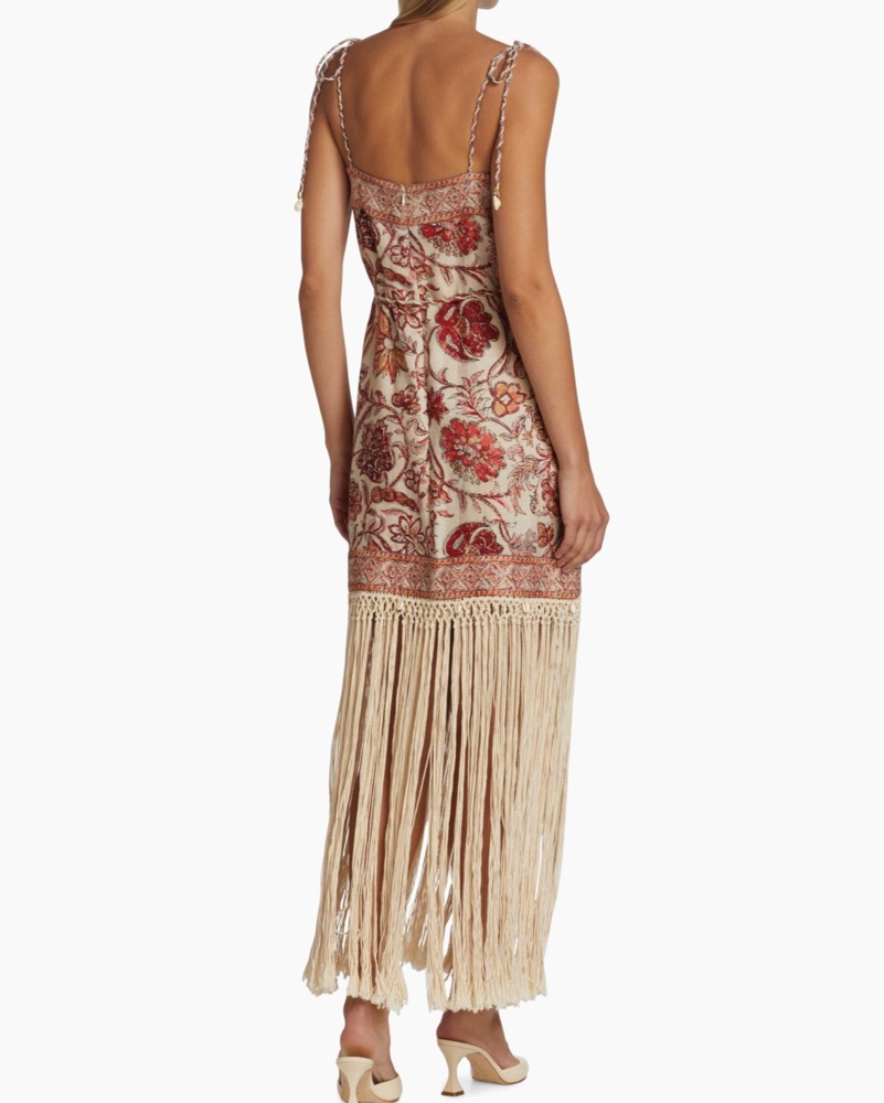 blue dress for baby girl Electric Cowgirl Boho Chic Rodeo Ready One Shoulder Fringe Dress for Free-Spirited Kids main image 1