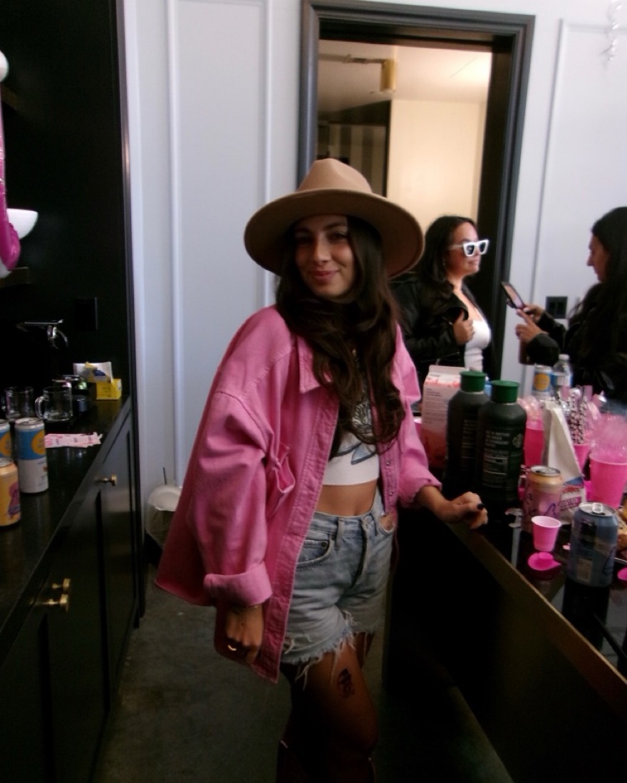 Pink Zara Jean Jacket - Image 2