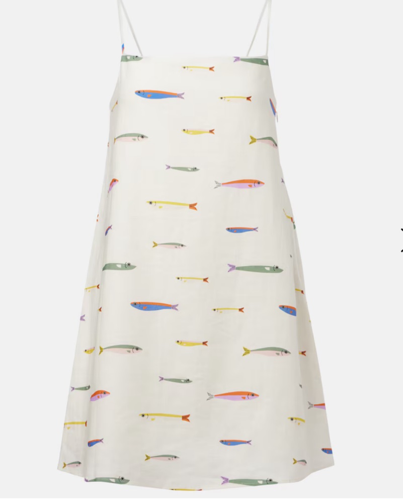 Staud Fisherman Sardine Mini Dress by Staud - Pickle