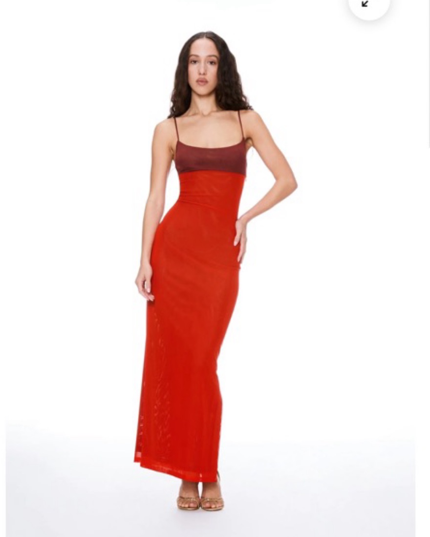 Miaou Thais Maxi Dress Red/Plum by Miaou - Pickle