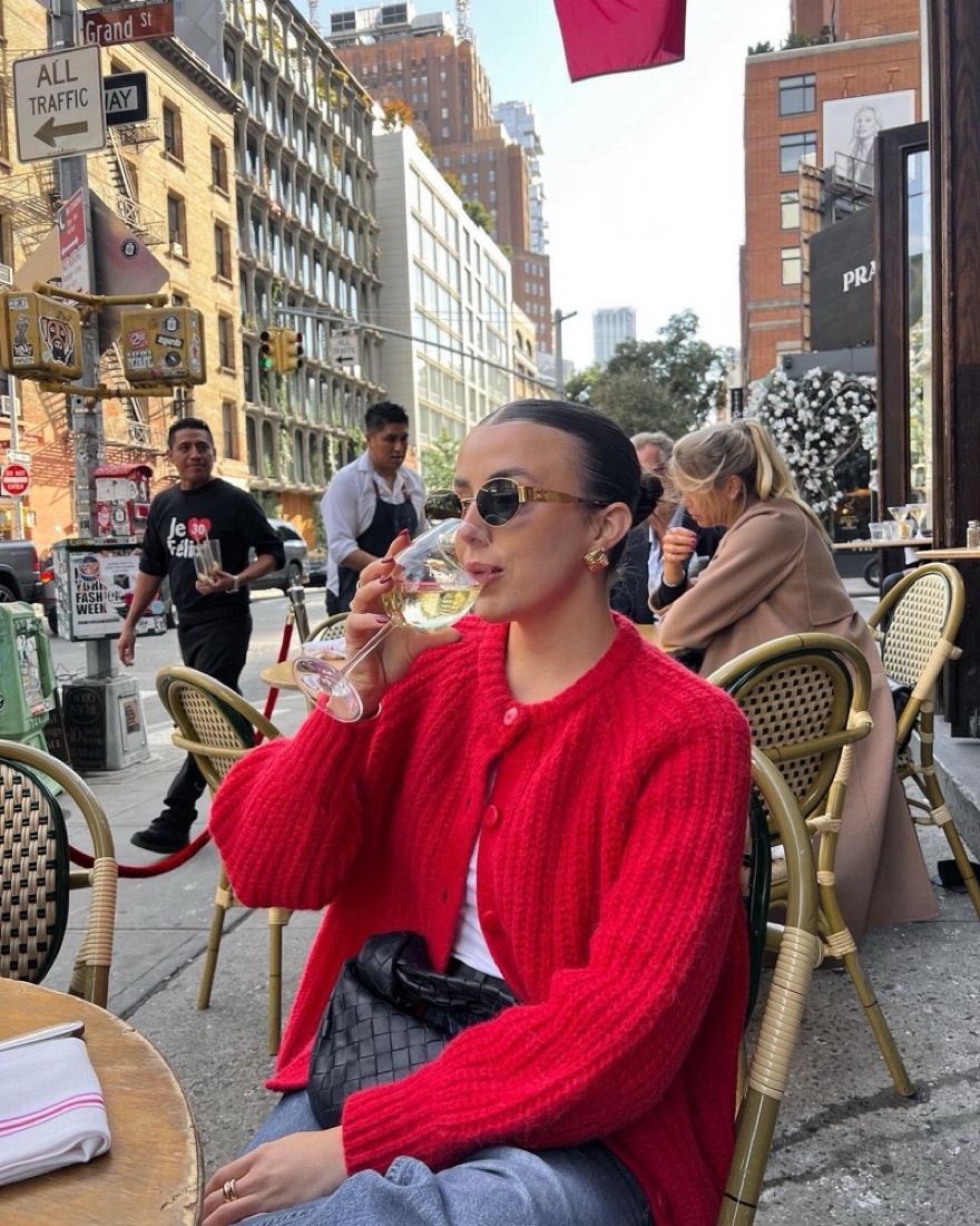 Red Sezane Sweater - Image 2