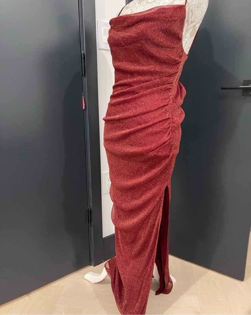 Red and Gold Lulu's Dress by Lulus - Pickle