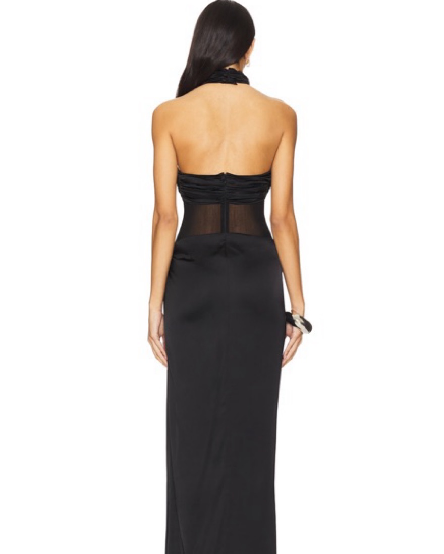 Raine Maxi Dress in Black by Hours - Pickle