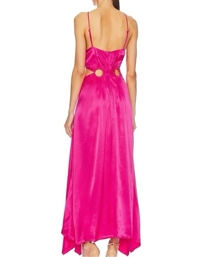 ELLIATT Visitant Maxi Dress in Hot Pink - Image 4