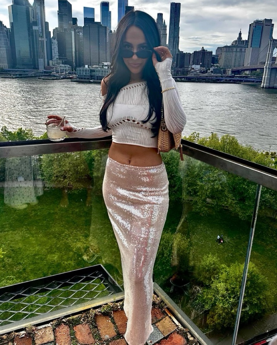 Edikted Sequin Maxi Skirt - Image 3