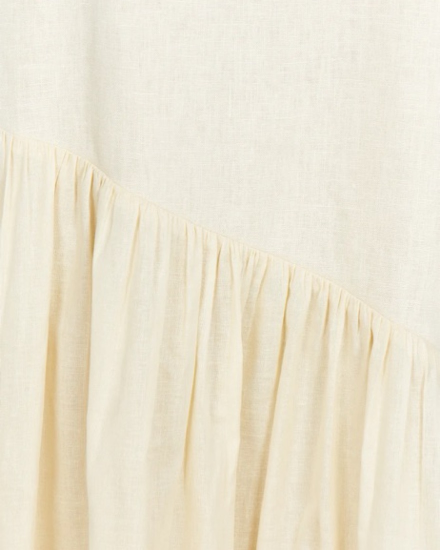chinese dress ladies Lotty Linen Maxi Dress