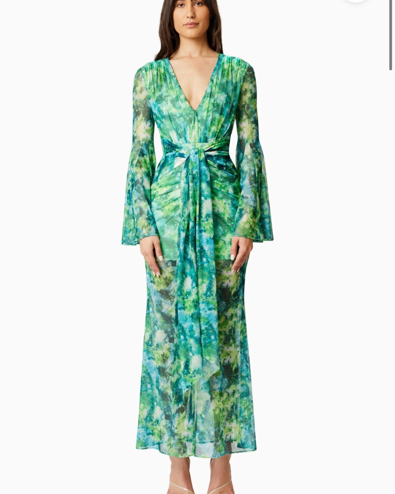Vibrant Tie-Dye Maxi Dress - Image 3
