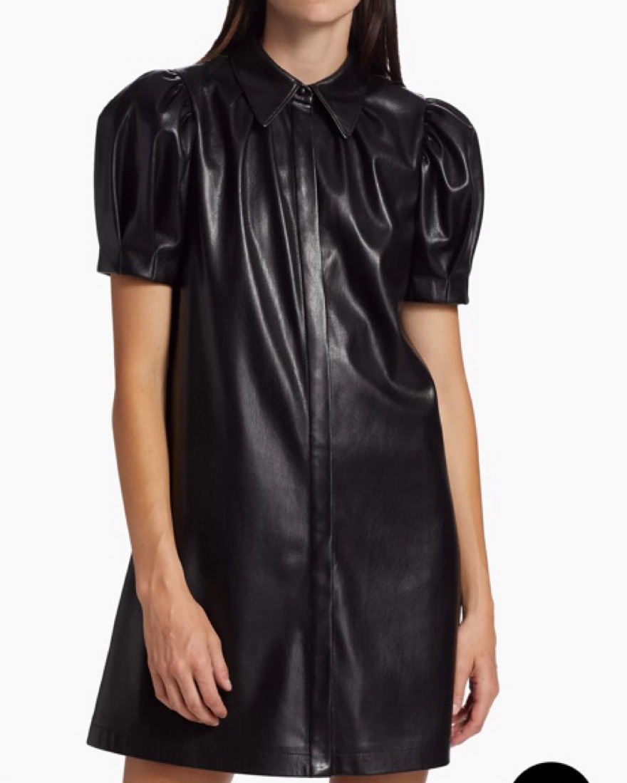 Alice and Olivia Leather Dress - Image 2