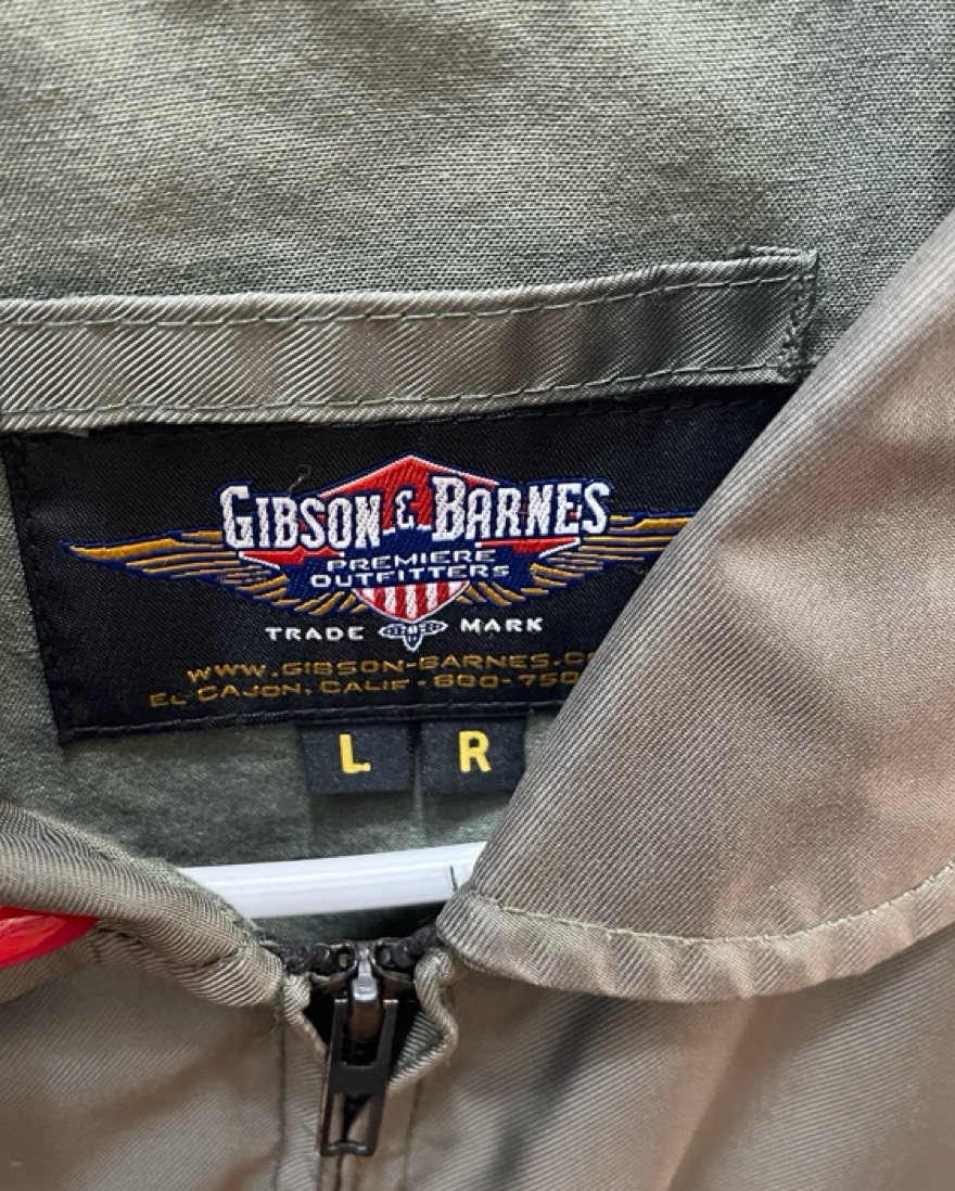 Gibson & Barnes Vintage Flight Jacket by Vintage - Pickle
