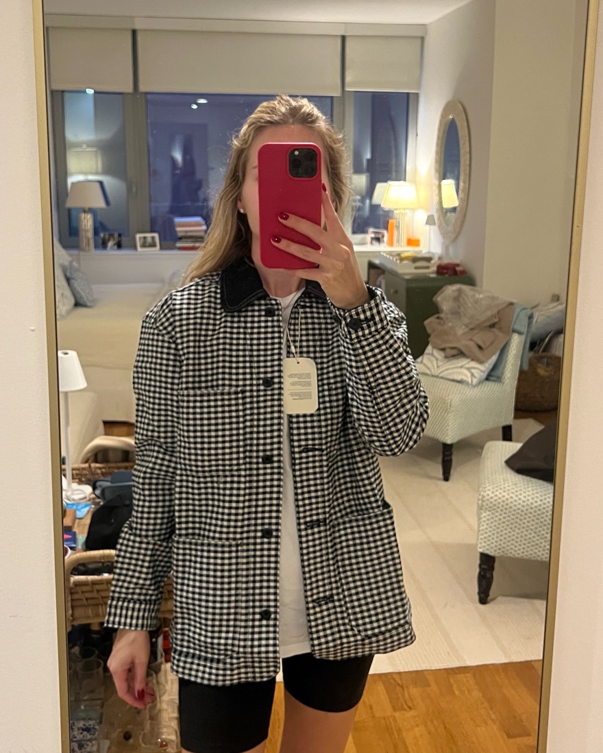 Doen X Gap Gingham Jacket XS by Doen - Pickle