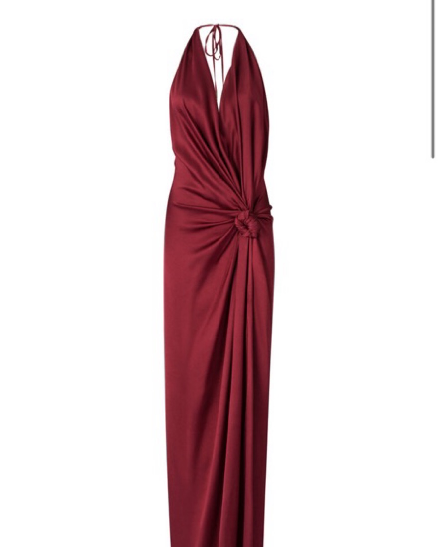 MARTIN WHATSON SANDRA CHEVRIER シルクスクリーン Silvia Tcherassi Jazmin Silk Gown by Silvia Tcherassi - Pickle