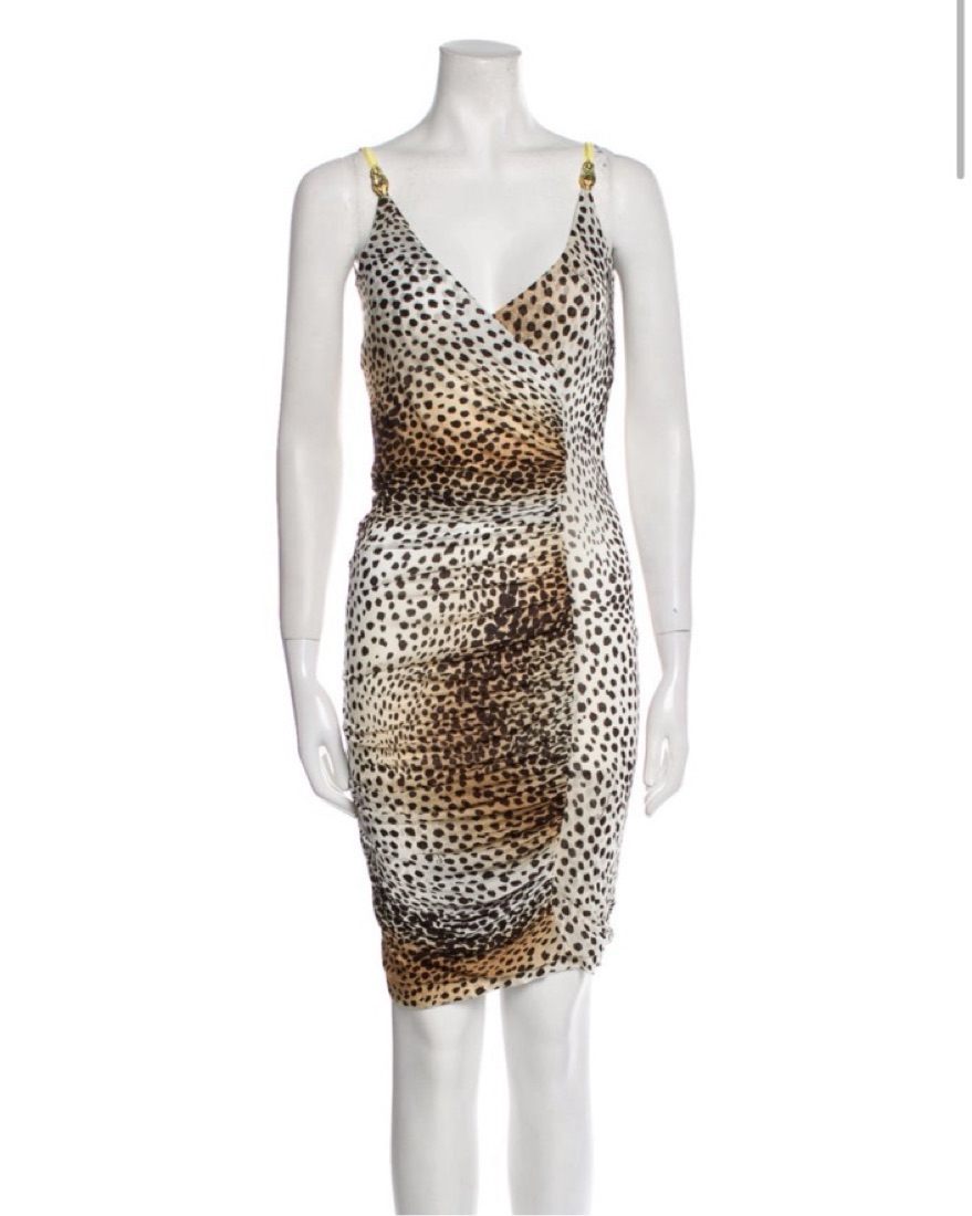 Roberto Cavalli Animal Print Dress by Roberto Cavalli - Pickle