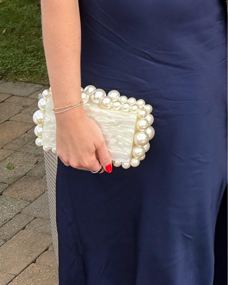 Cult Gaia Pearl Eos Clutch by Cult Gaia - Pickle