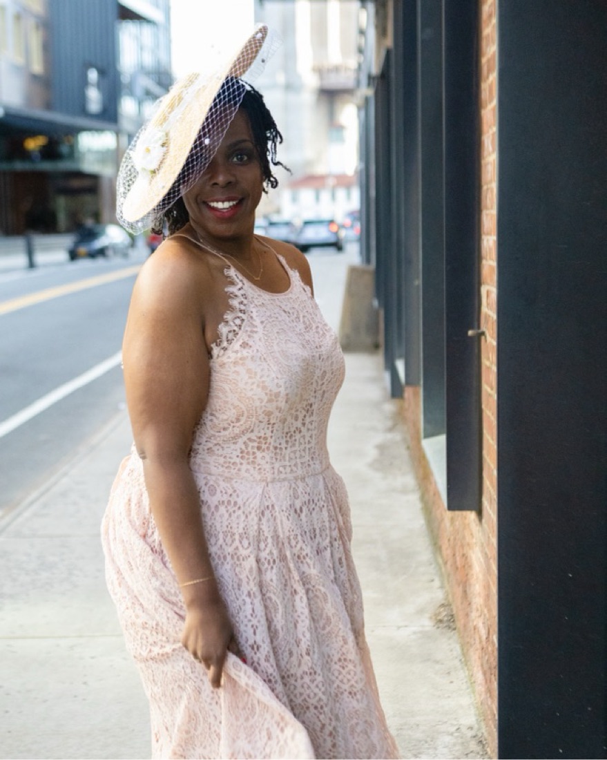 Plus Size Lace Cocktail Dress by n/a - Pickle