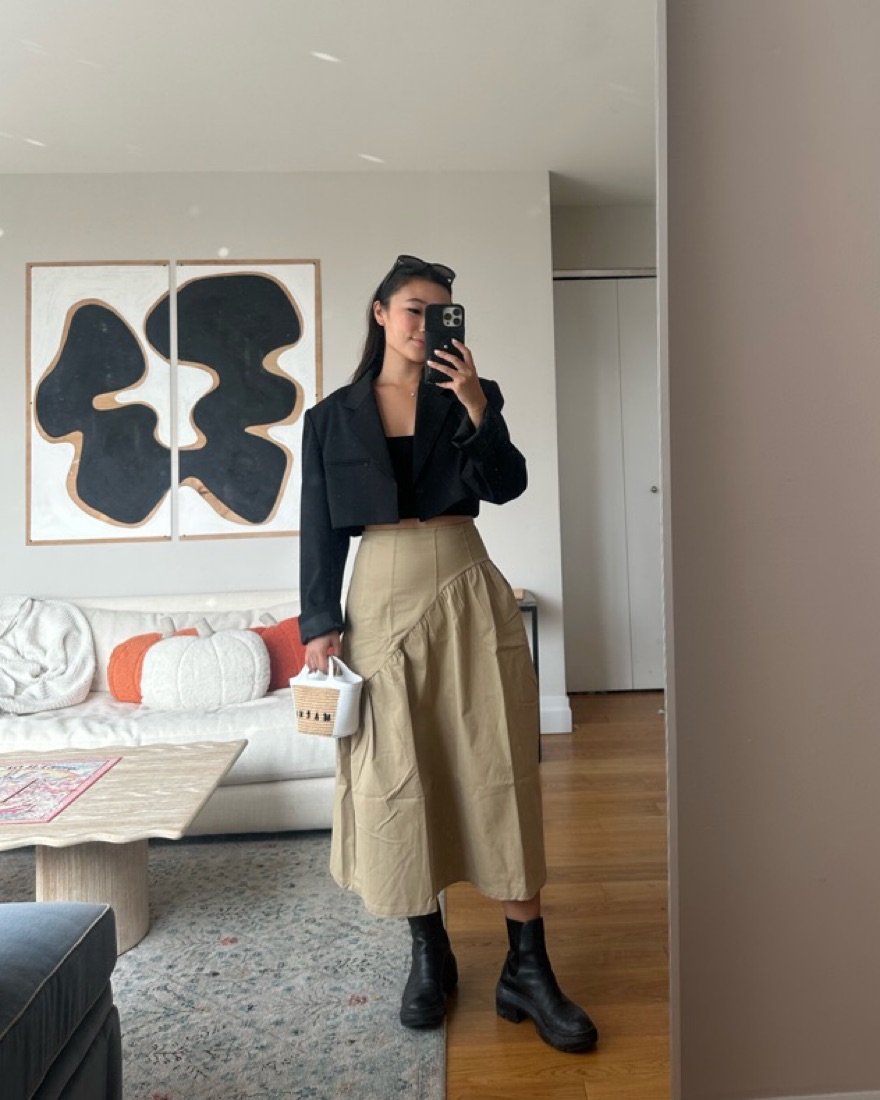 Lisa Says Gah! Maeve Midi Skirt by Lisa Says Gah! - Pickle