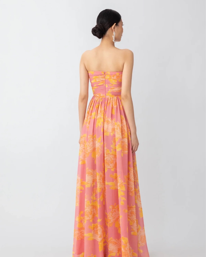 Sau Lee Camille Floral Dress by Sau Lee - Pickle