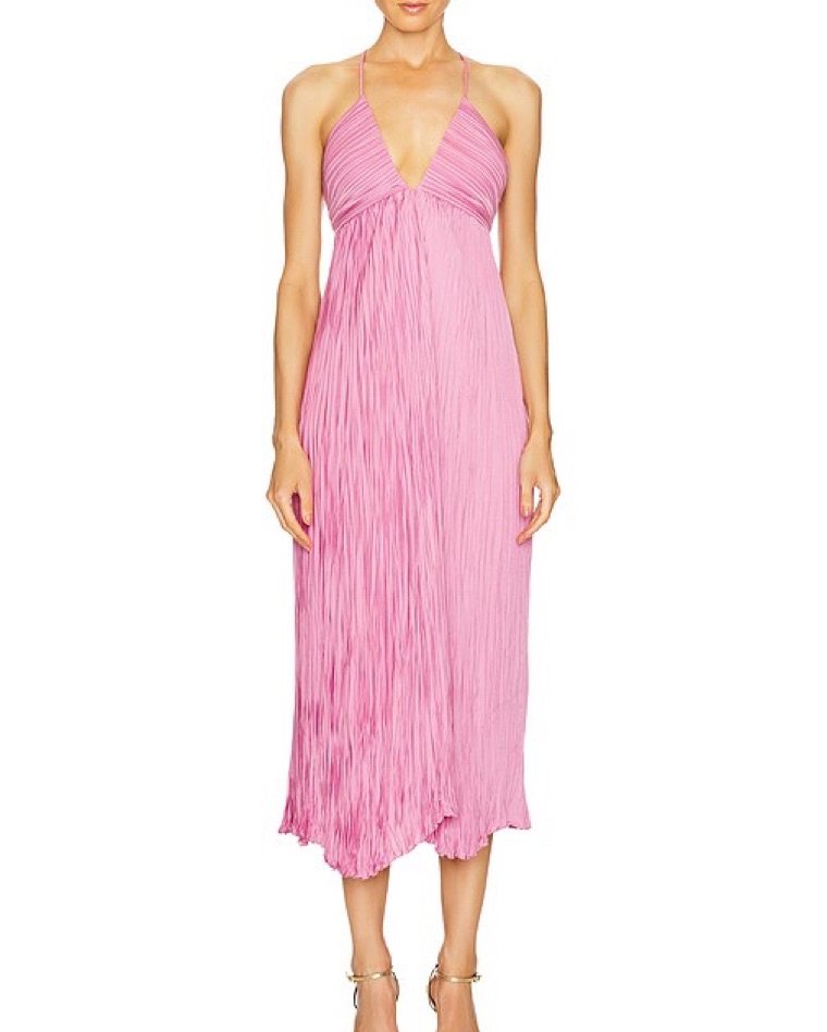 ALC pink pleated Angelica dress by ALC - Pickle
