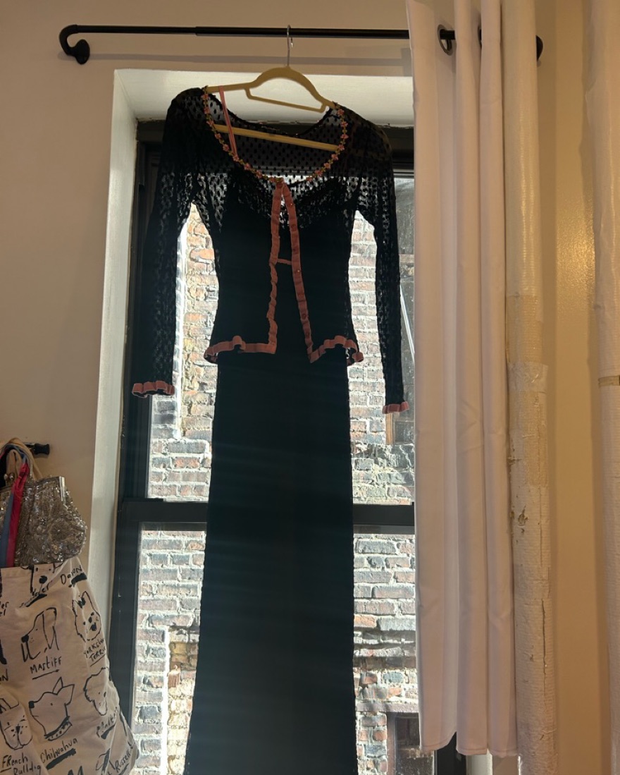 Vintage Betsey Johnson slip dress set by Betsy Johnson - Pickle