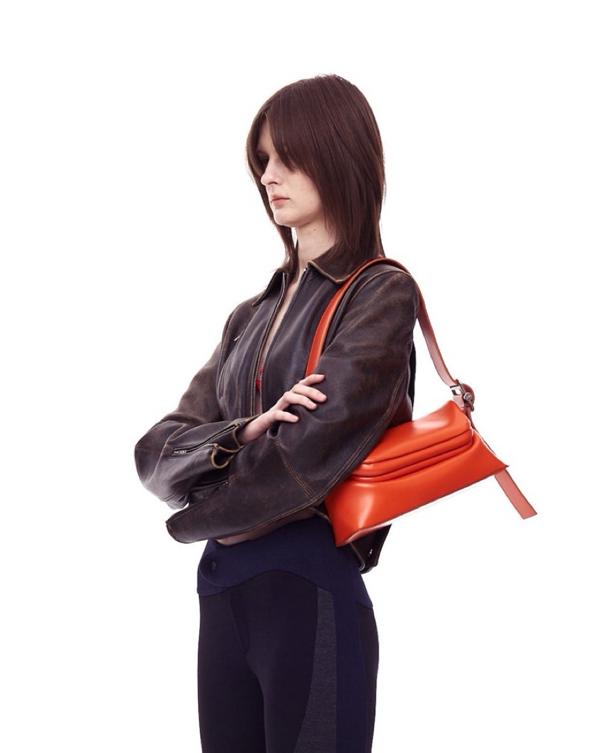Orange Osoi Shoulder Bag by Osoi - Pickle
