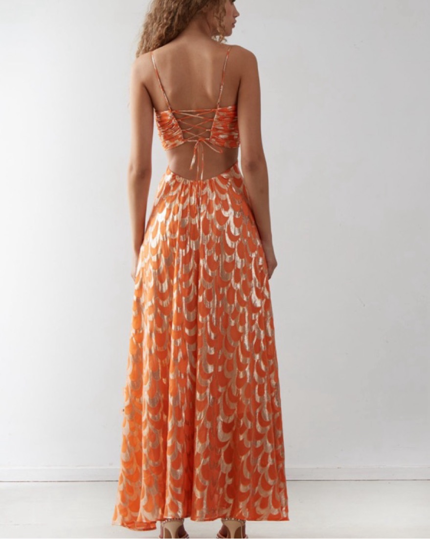 Delfi Collective Adele Sweetheart Dress by Delfi Collective - Pickle