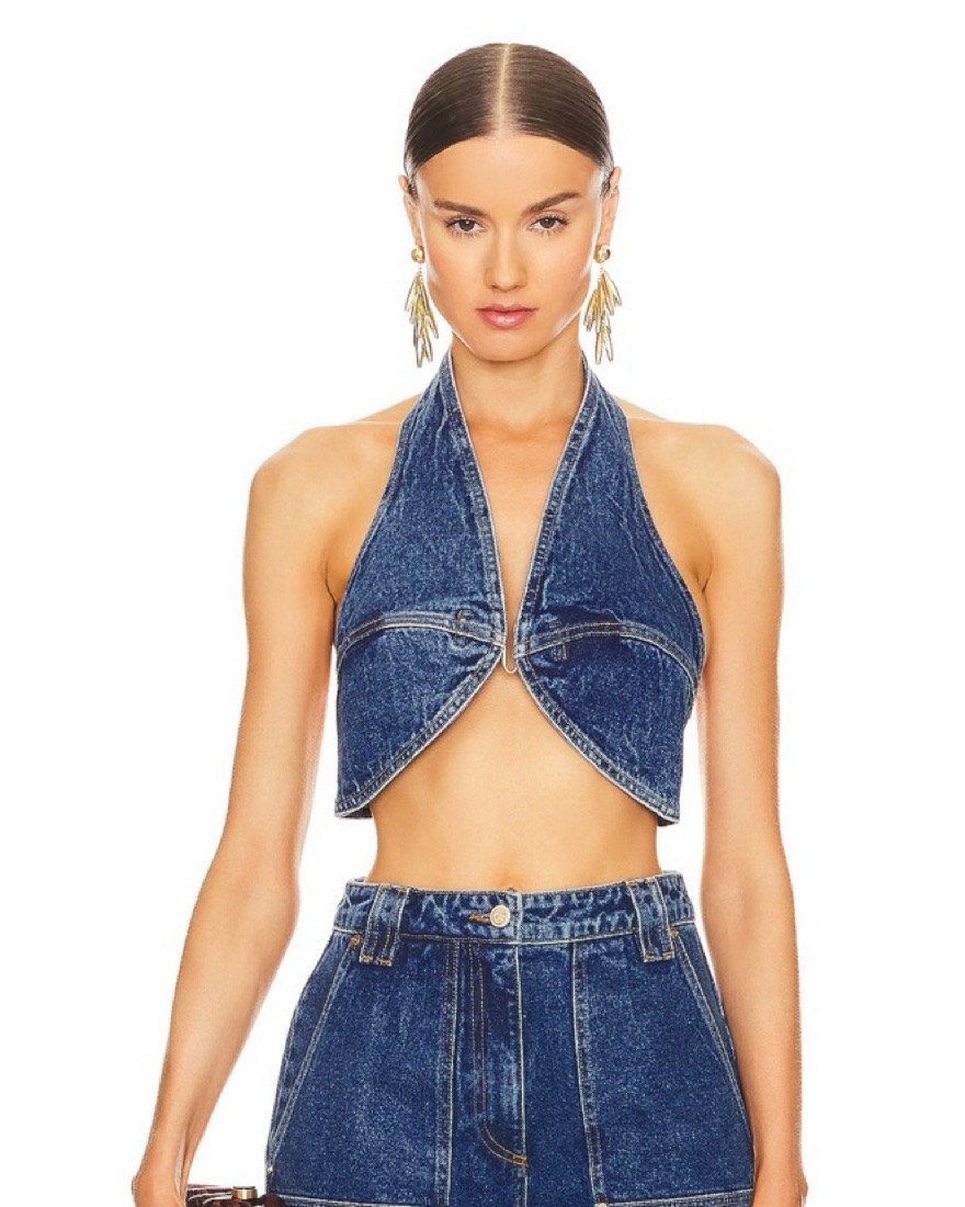 コクレ デイドリーマー トップス Cult Gaia Diem Crop Top by Cult Gaia - Pickle