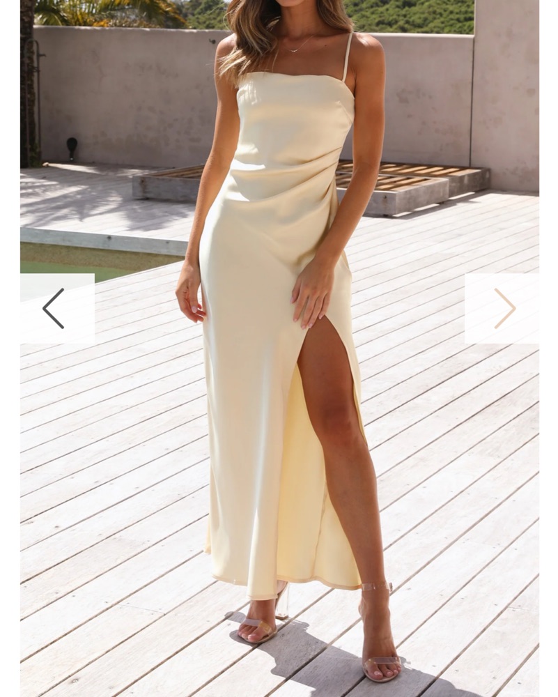 Billy J Ilana Maxi Dress - Yellow by Billy J - Pickle