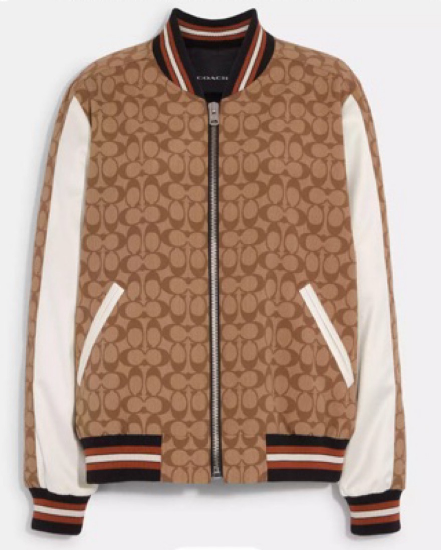 Coach Reversible Bomber Souvenir Jacket by Coach - Pickle