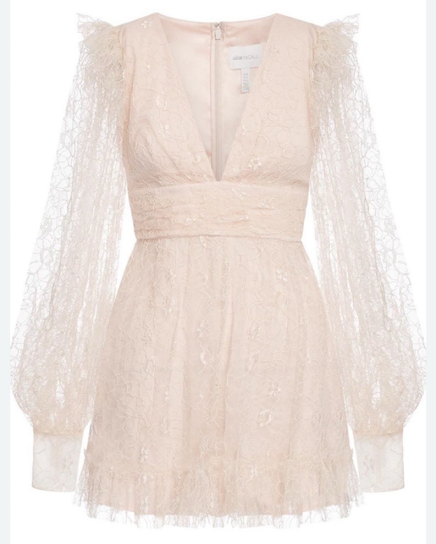 Alice MccallアリスマッコールレースセットアップS Alice Mccall Lace Mini Dress by Alice McCall - Pickle