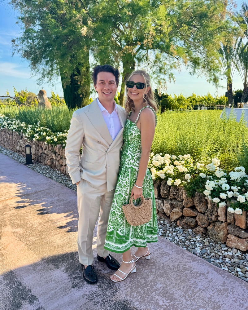 Green And White Summer Farm Rio Dress by Farm Rio - Pickle