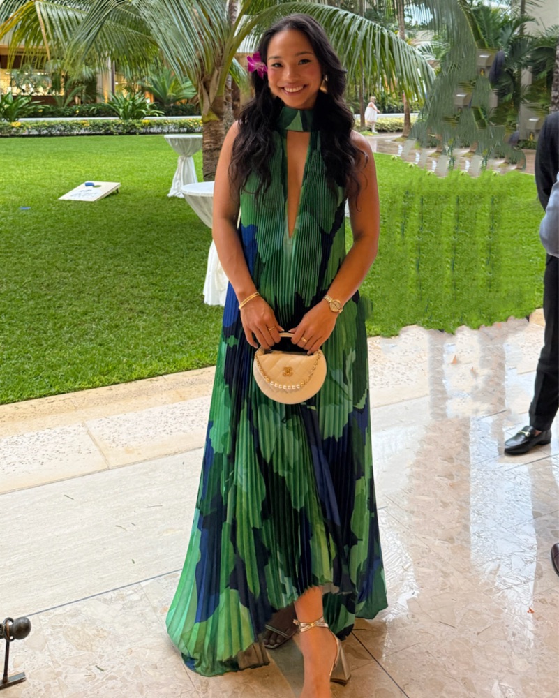 canterburry インサレーション　セットアップ　オリーブ L'idee Opera Gown In Capri Green by L'idee - Pickle