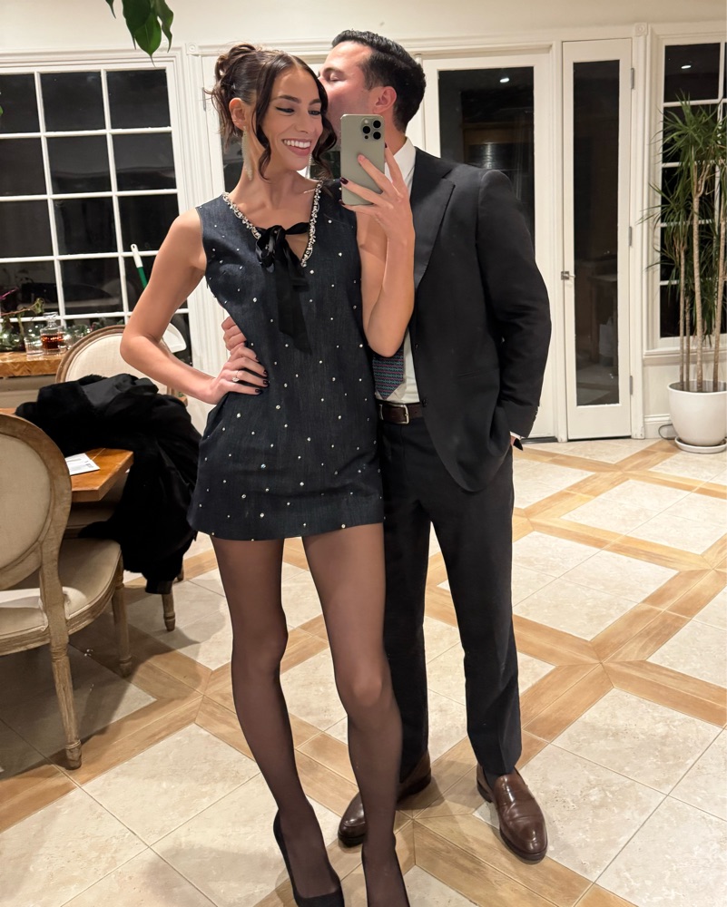 Miu Miu Sparkly Mini Dress by Miu Miu - Pickle