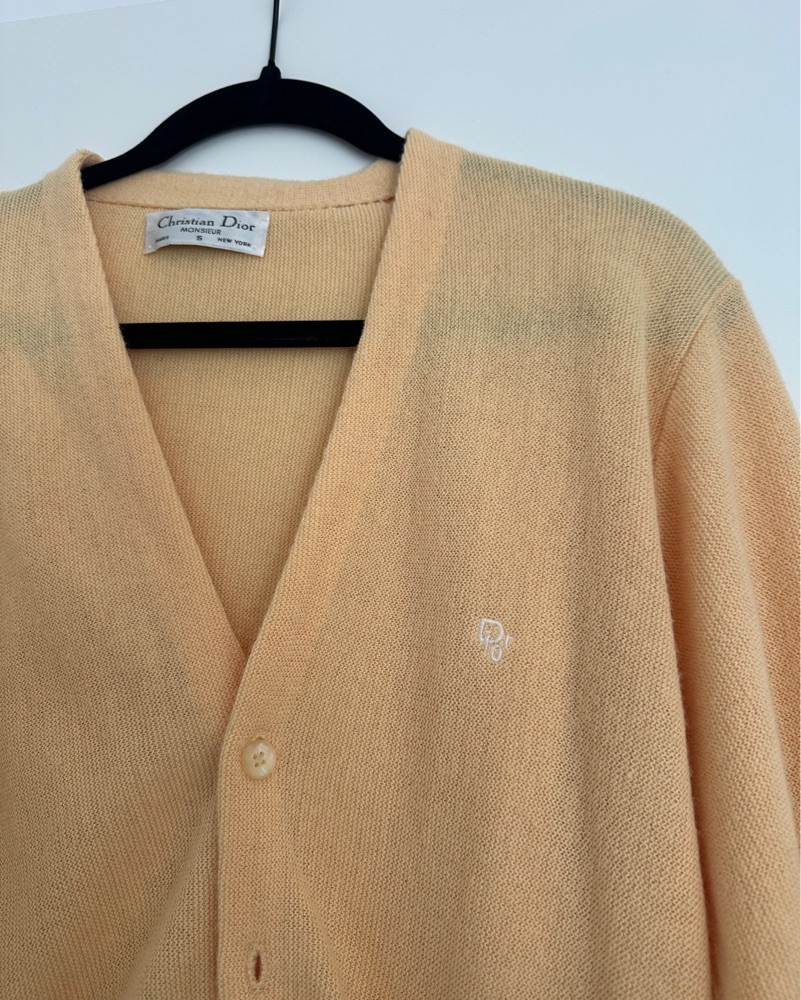 カーディガン vintage Cristian Dior cardigun cn Vintage Christian Dior Cardigan (M) – Fantasy Explosion