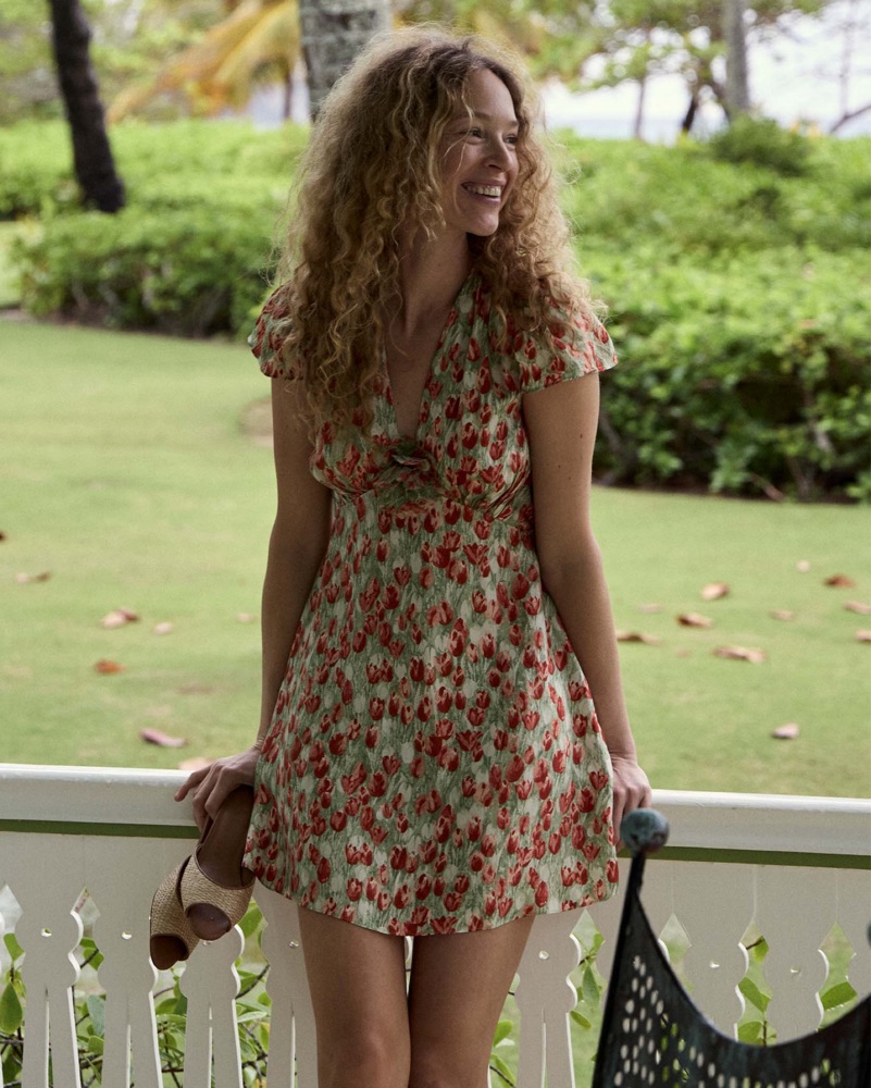 Doen kelsea Dress In Tulip by Doen - Pickle