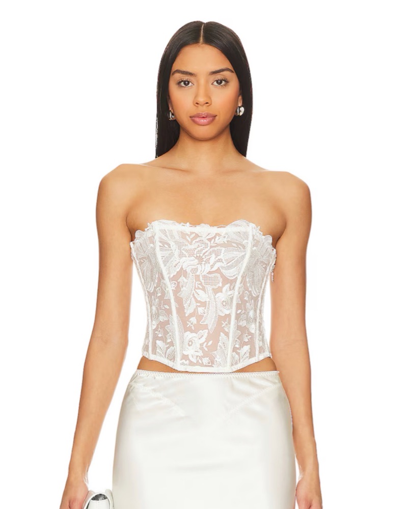 Fleur Du Mal Lola Corset by Fleur Du Mal - Pickle