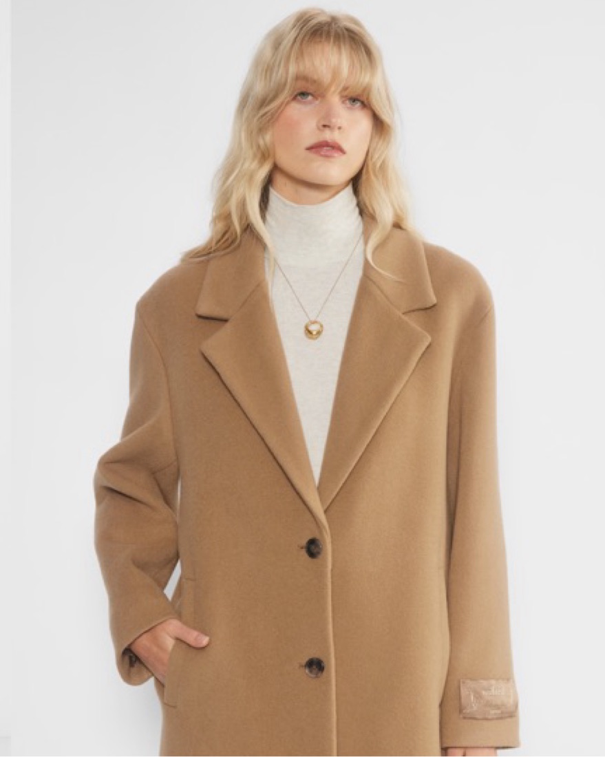 Aritzia Wilfred- The Only Coat by Aritzia - Pickle