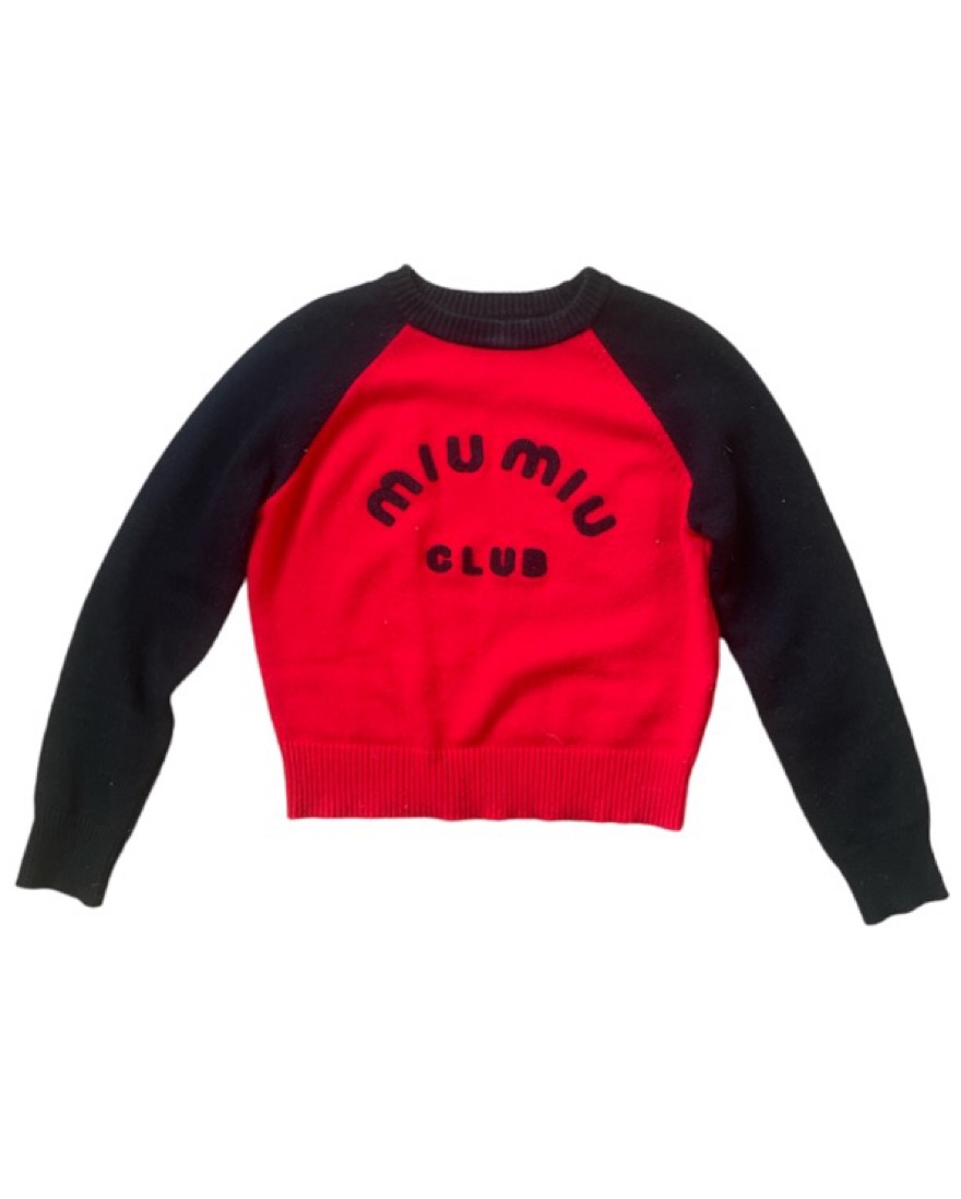 Miu Miu Club Sweater by Miu Miu - Pickle