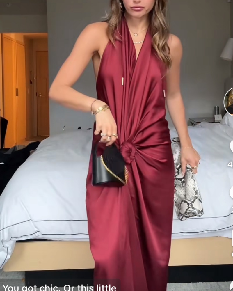 Silvia Tcherassi Jazmin Silk Gown by Silvia Tcherassi - Pickle