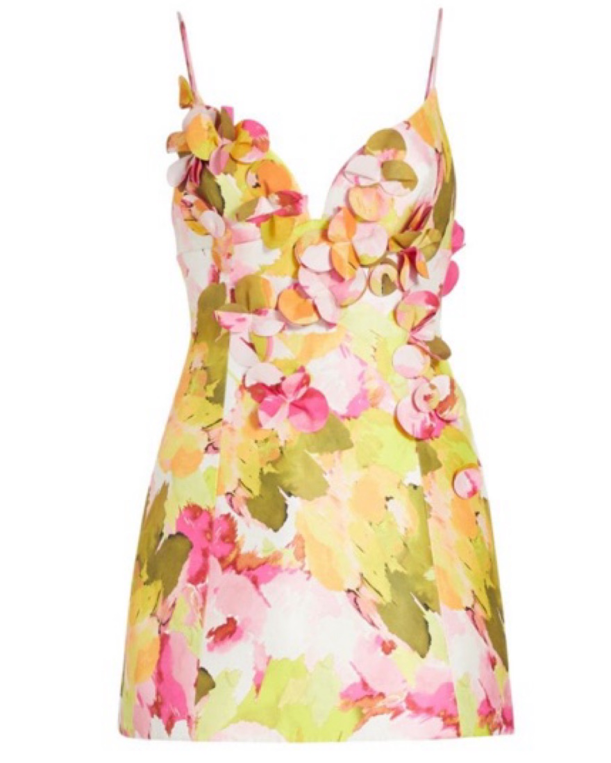 Acler Isla 3D Floral Embellished Dress by Acler - Pickle