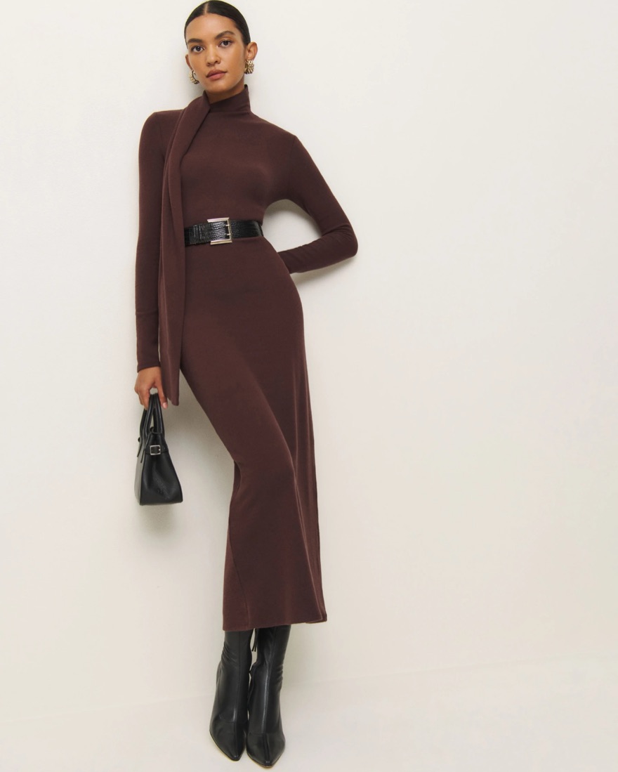 Reformation Azure Knit Dress by Reformation - Pickle