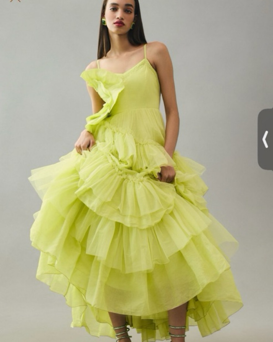 Tiered Tulle Gown - Forever That Girl by Forever That Girl - Pickle