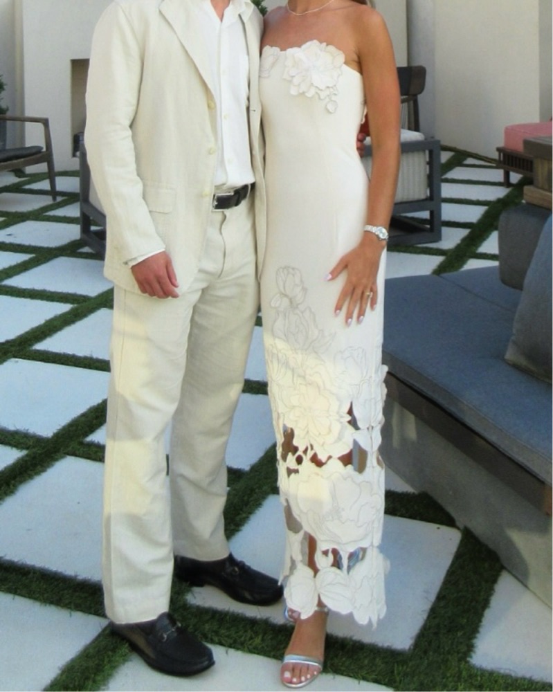 Leo Lin Rayna Crepe Strapless Dress by Leo Lin - Pickle