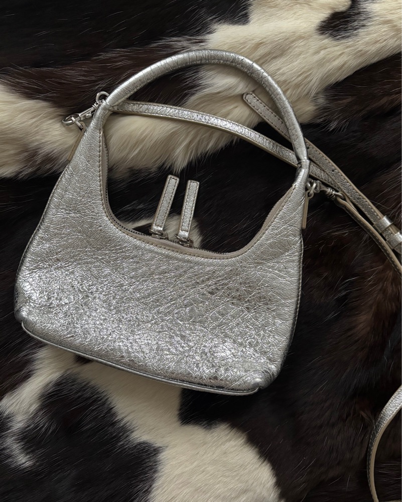 Marge Sherwood hobo mini cranberry croc 【公式通販】