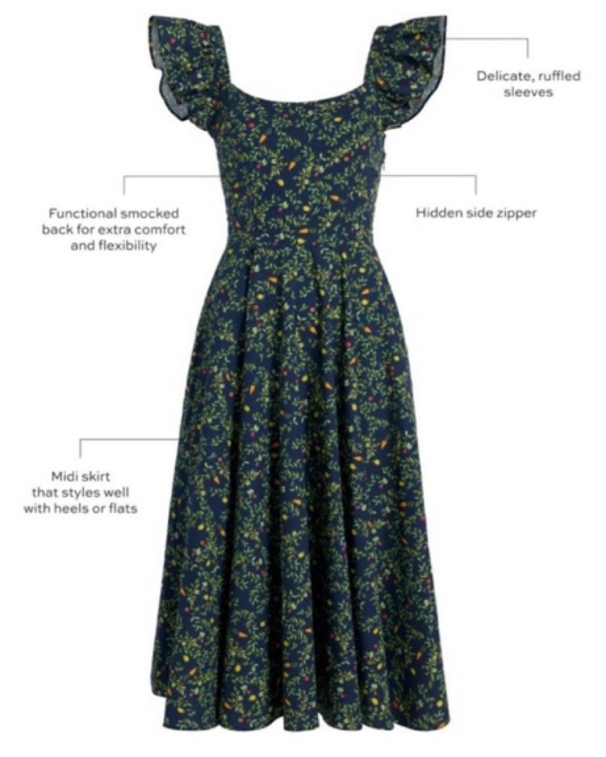 Hill House Midnight Garden Maxi Dress by Hill House - Pickle