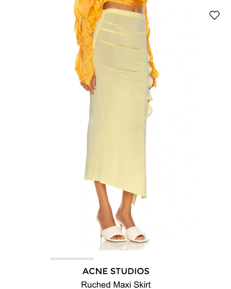 Acne studios Ruched Skirt | Pickle